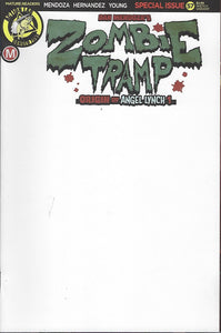 Zombie Tramp # 57 Origin of Angel Lynch Blank Sketch Variant Cover !!!   NM