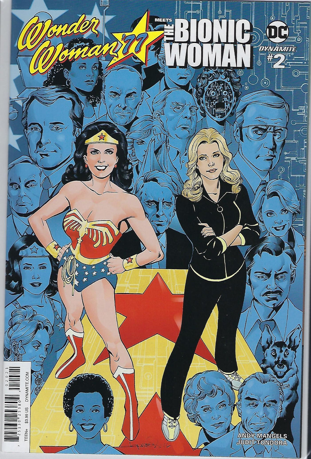 Wonder Woman 77 Meets The Bionic Woman # 2 Cover 