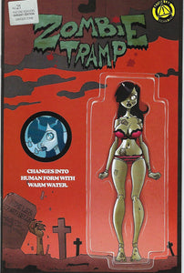 Zombie Tramp # 21 Dan Mendoza Action Figure Variant Cover Edition !!!  NM