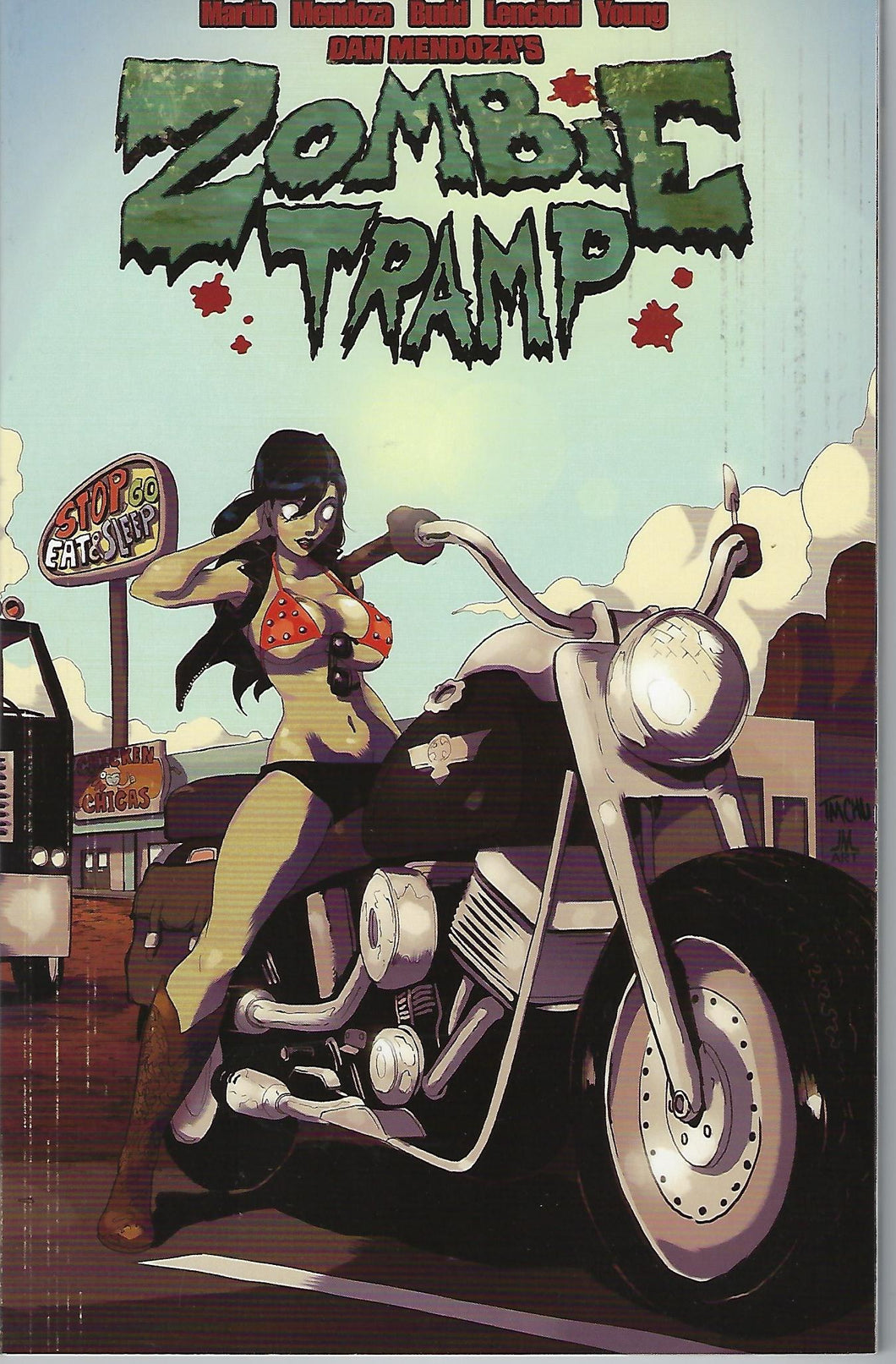 Zombie Tramp Volume 4 Sleazy Rider Trade Paper Back !!!   NM