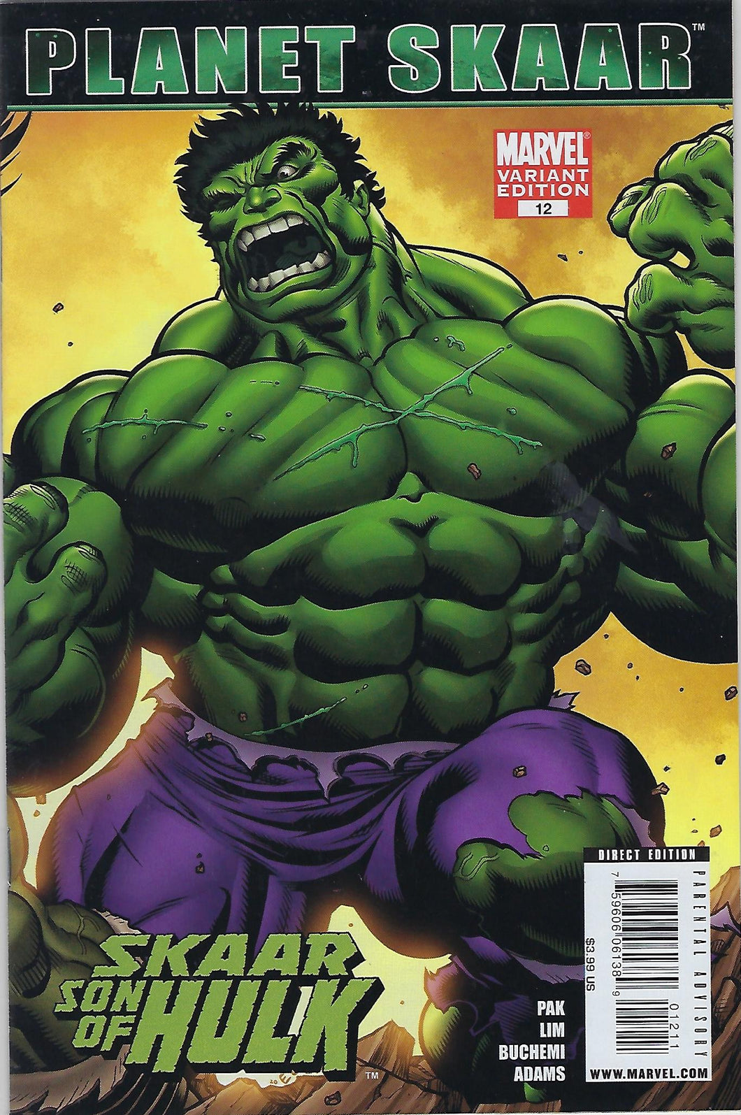 Skaar Son of Hulk !!  Planet Skaar # 12 Variant Cover Edition !!!   VF/NM